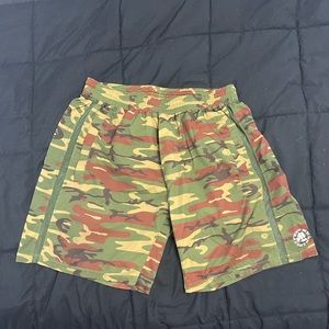 Feed me Fight me workout shorts